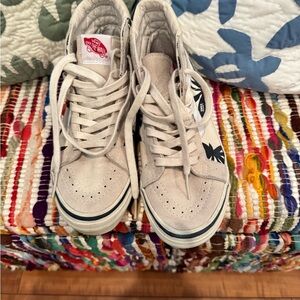 Vans Off The Wall Beige High-Top Sneakers